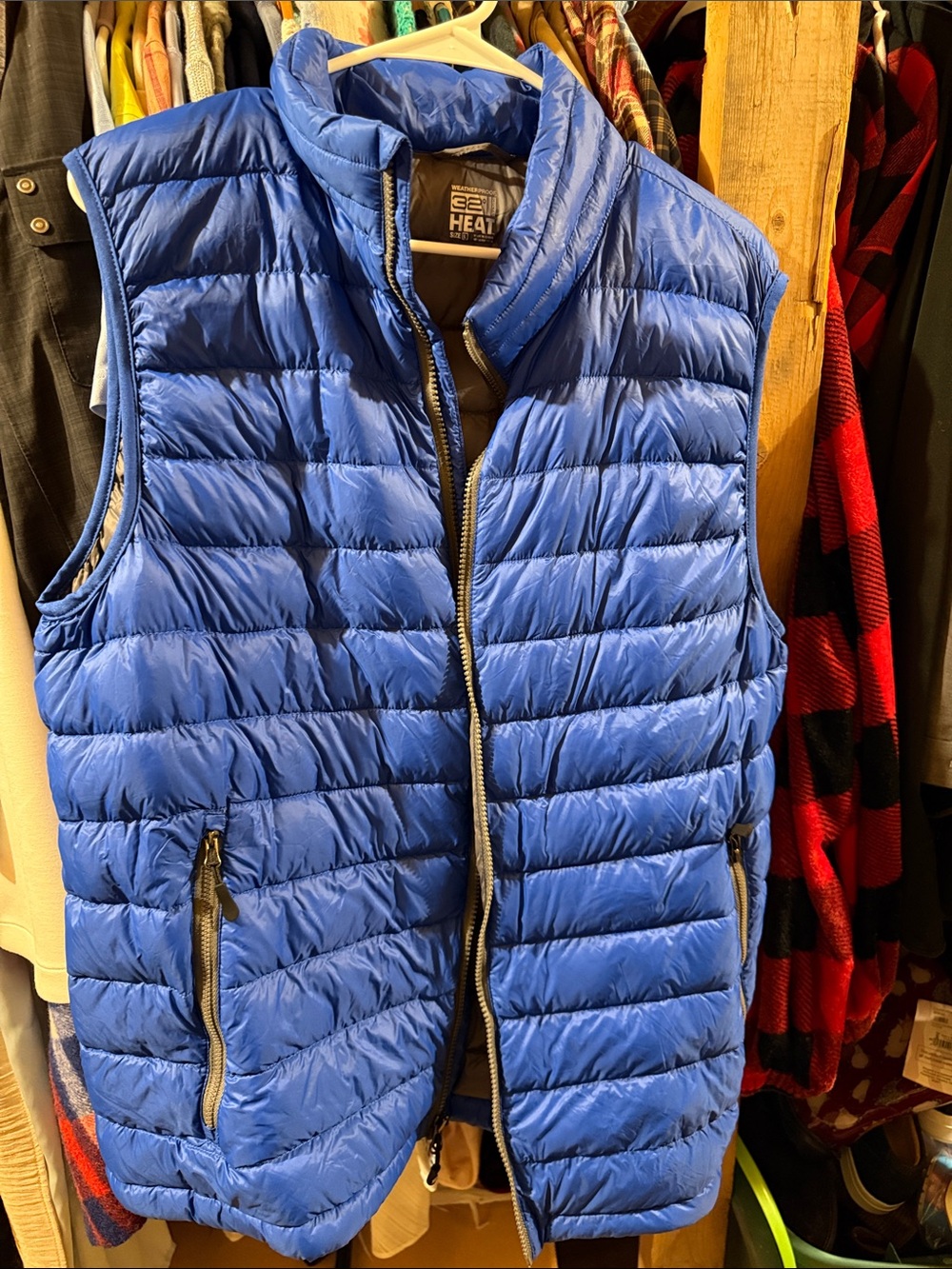 32 Degrees Royal Blue Quilted Puffer Vest